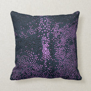 Coussin Marine bleu & violet Shagreen
