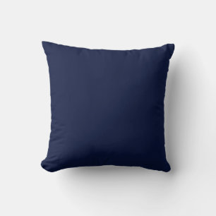 Coussin Marine de Noël, marine solide, marine profonde, ma