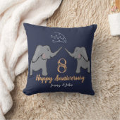 Coussin Marine des éléphants du 8e anniversaire du Bronze (Couverture)