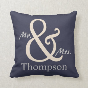 Coussin Marine M. et Mme Couple