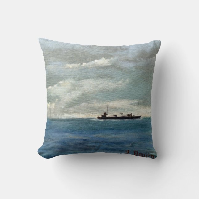 Coussin Marine/Marine/Seascape (Recto)