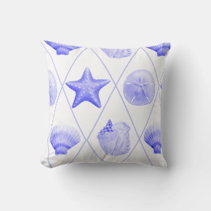 Coussin Marines Bleus Costumes côtiers Starfish