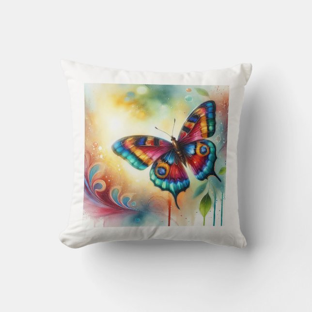 Coussin Mariposa flama butterfly 121024AREF149 - Watercolo (Recto)
