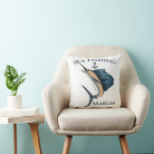 Coussin Marlin de pêche en haute mer (Chaise)