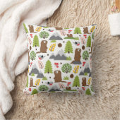 Coussin Marmotte sur une montagne (Couverture)