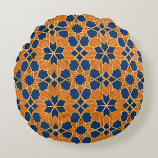 Coussin marocain en carreaux, coussin bohème