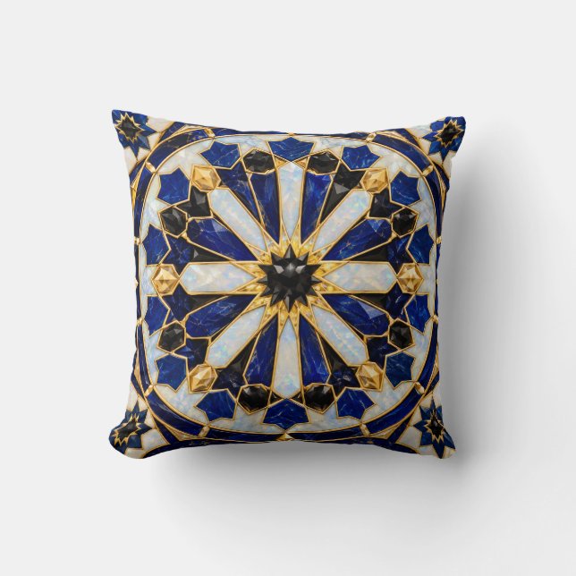 Coussin marocain zellige (Recto)