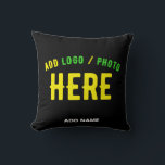 COUSSIN MARQUE NOIRE PERSONNALISABLE MODERNE ET ÉLÉGANTE V<br><div class="desc">C'EST UN DESIGN QUI CONVIENT À TOUT LE MONDE.VOUS POUVEZ MODIFIER,  REDIMENSIONNER OU AJOUTER LOGO,  PHOTO,  TEXTE ET COULEURS COMME VOUS LE SOUHAITEZ.MERCI.</div>