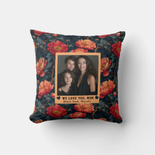 Coussin Marraine des Pivoines Nouvelle Maman Décoration de