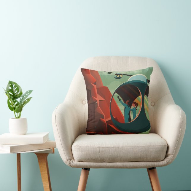 Coussin Mars Olympus Mons Système solaire Volcano le plus  (Chaise)