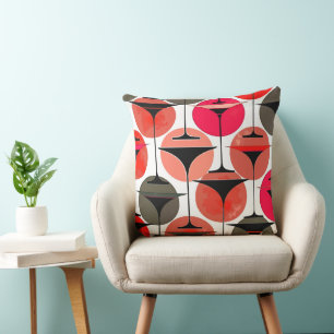Coussin Martinits Inspirés des Années 50 Atomiques en Mage