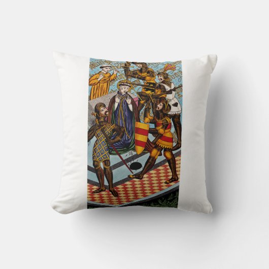 Coussin Martyre de Saint Thomas de Canterbury (Recto)