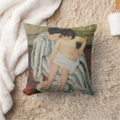 Coussin Mary Cassatt Peinture sur le bain de l'enfant (Couverture)