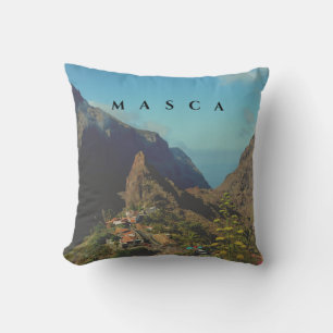 Coussin Masca en Espagne - Avec deux faces différentes