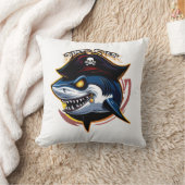 Coussin "Mascotte de requin pirate" (Couverture)