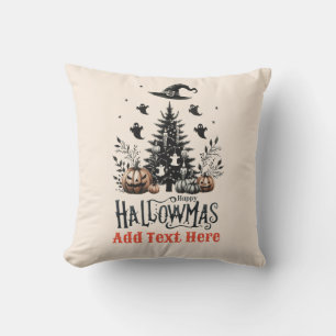 Coussin Mashup de Noël d'Halloween