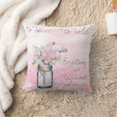 COUSSIN MASON JAR WATERCOLOR ROSE POIS DOUX (Couverture)