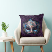Coussin Masque bleu élégant (Chaise)