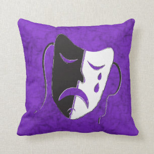 Coussin Masque de tragédie