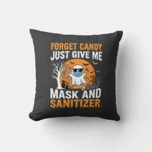 Coussin Masque et désinfectant Halloween Ghost Design_1