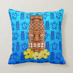 Coussin Masque hawaïen de Tiki