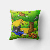 Coussin Masquer et rechercher des chats (Verso)