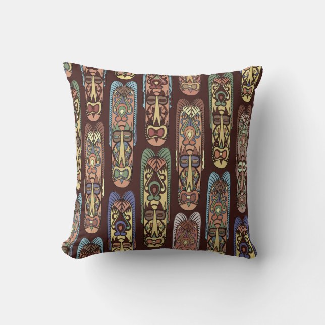 Coussin Masques africains (Recto)