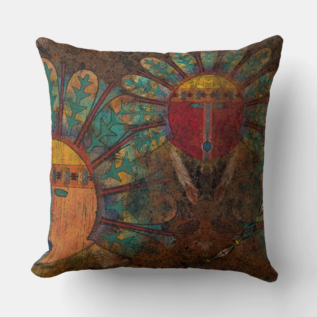 Coussin Masques de Katsina (Recto)