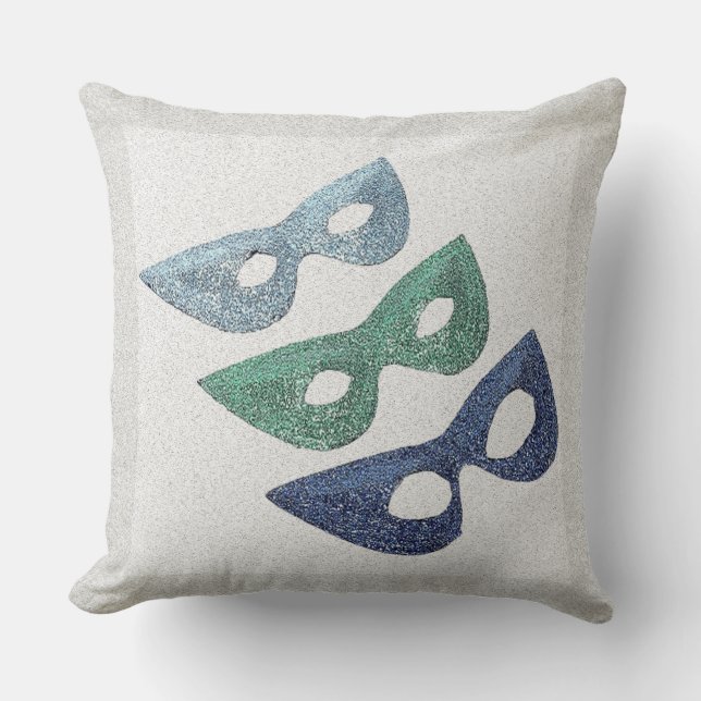 Coussin Masques d'étincelles - (Recto)