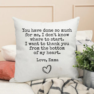 Coussin Massage de Merci de collègue pour l'anniversaire