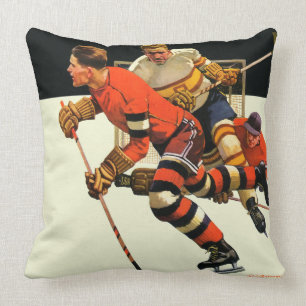 Coussin Match de hockey sur glace