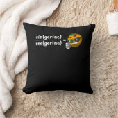 Coussin Math Algebra Tangerine Funny Science Plaisanterie (Couverture)
