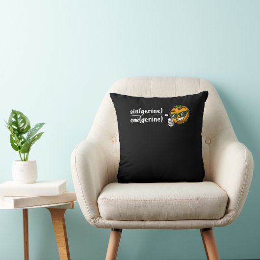 Coussin Math Algebra Tangerine Funny Science Plaisanterie (Chaise)
