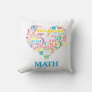 Coussin Math du cœur