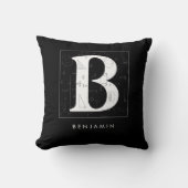 Coussin Math Monogramme - Lettre B (Recto)