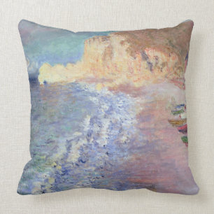 Coussin Matin de Claude Monet chez Etretat