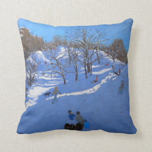 Coussin Matin lumineux à la piscine noire 2009