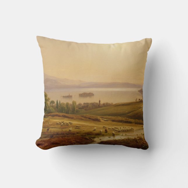 Coussin Matin sur Lago Maggiore (Recto)