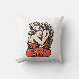Coussin Mauvaises Idées Uniquement - Gothique Vintage