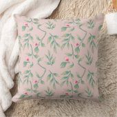 Coussin Mauve Chalk Wedding Keepsake Throw Pillow (Couverture)