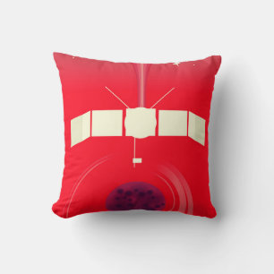 Coussin MAVEN - à l'art spatial de Mars.