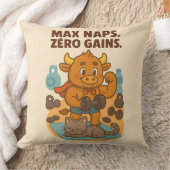 Coussin Max Naps Gains Zéro - Bullio Funny Jeu d'oreiller (Couverture)