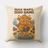 Coussin Max Naps Gains Zéro - Bullio Funny Jeu d'oreiller (Recto)