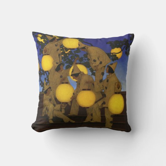 Coussin Maxfield Parrish Les Porteuses de Lanternes 1908 V (Recto)