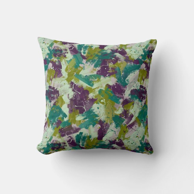 Coussin Maximalist Paint Splatters (Recto)