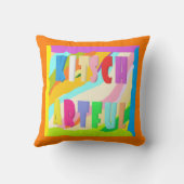 Coussin May Sun and Joy be your uplifting care design (Verso)