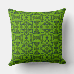 Coussin Maz Abstraite mosaïque Zèbre - Vert