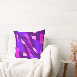Coussin Mazipoodles Abstraction Perspective Violet Rose