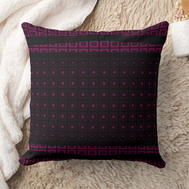 Coussin Mazipoodles Carrés Et Studios - Profond Magenta (Couverture)