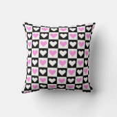 Coussin Mazipoodles Coeurs Abstraction Pink Mini (Verso)